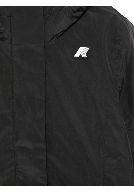 Giubbino con logo K-WAY KIDS | K41383WAL8 BLACK P/BLUE A